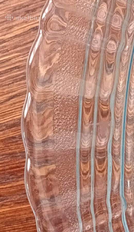 Stiklinės lėkštės, 21,5cm, 2vnt., Crystal Wheaton - nuotraukos Nr. 6