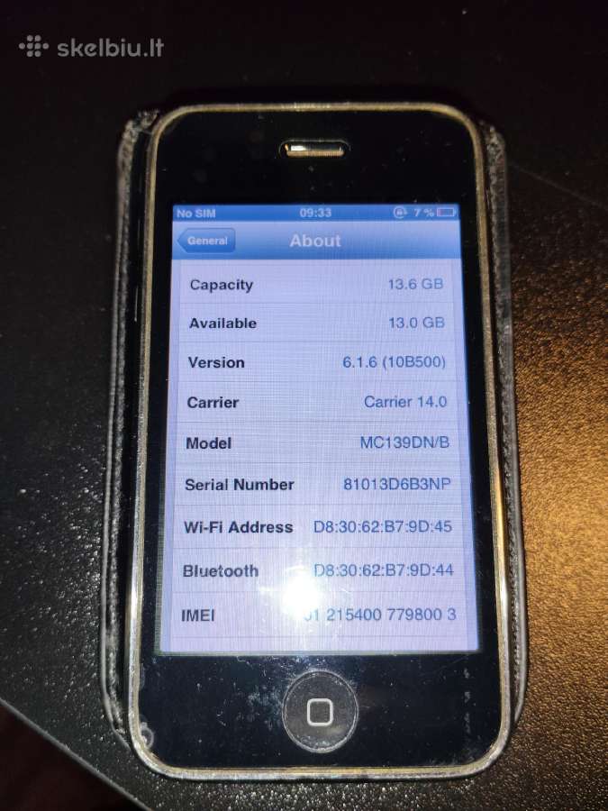 Apple iPhone 3gs - nuotraukos Nr. 4