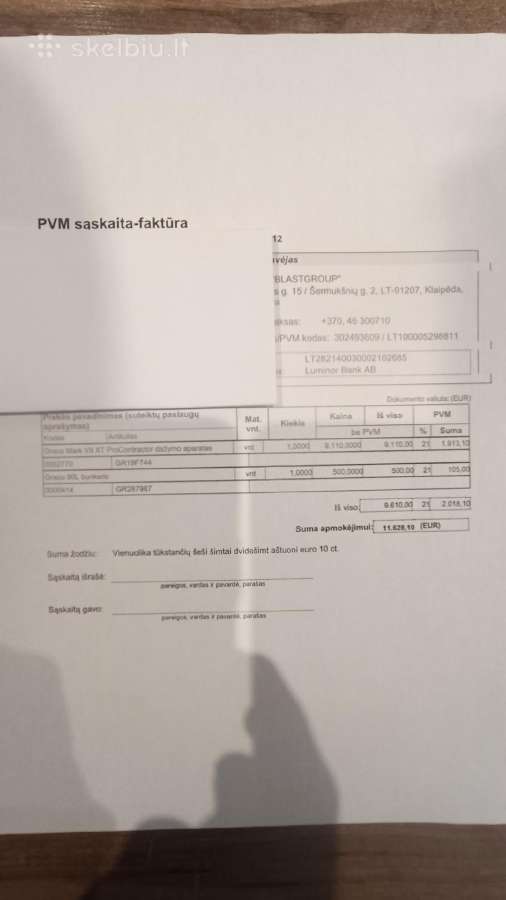 Graco Mark VII XT Procontractor XT -Idealus (-46%) - nuotraukos Nr. 8