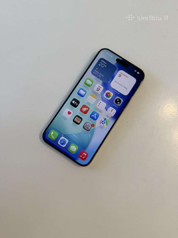 Apple iPhone 15 pro max 512gb natural 100% - nuotraukos Nr. 2