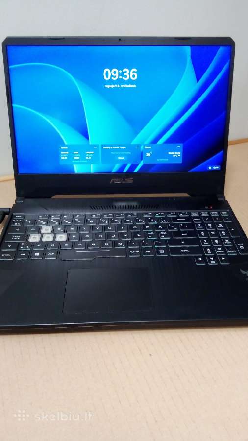 Asus Tuf Gaming Fx505d Ryzen5 3550h 16gb,garantija - nuotraukos Nr. 6
