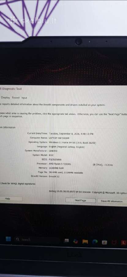 Lenovo Loq 15 (Ryzen 5, Rtx4050). Siunčiame - nuotraukos Nr. 2