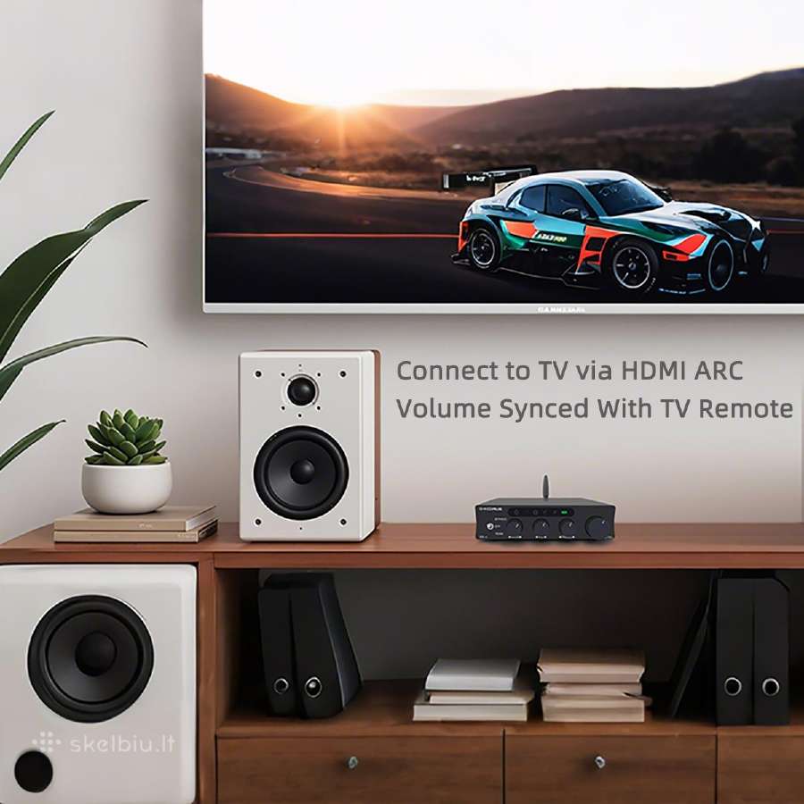 O-noorus D4 Tpa3255 2x300w Bluetooth Hdmi Arc - nuotraukos Nr. 2