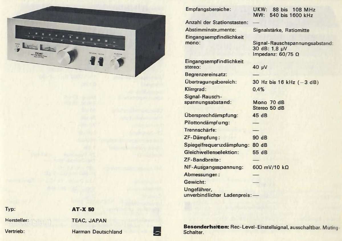 Stiprintuvas+tuneris Teac As-m50. At-x50. - nuotraukos Nr. 6