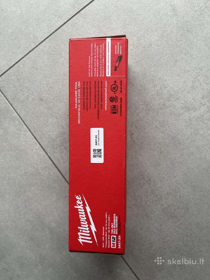 Milwaukee M12 smūginė terkšlė -veržliasukis - nuotraukos Nr. 4