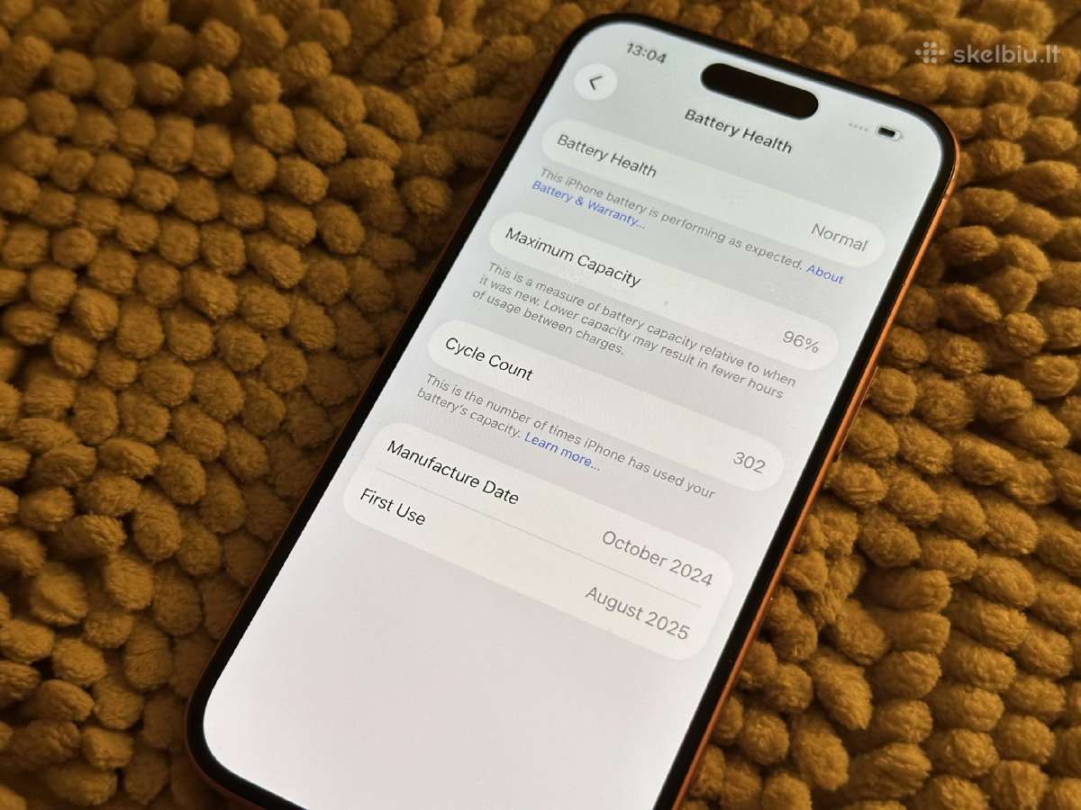 iPhone 16 128gb - nuotraukos Nr. 6