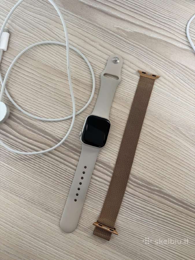 Apple Watch Series 7 41 mm GPS + Cellular + 2 dirž - nuotraukos Nr. 2