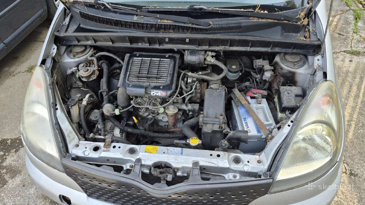Toyota Yaris Verso 1.4l Dyzelis 2002m - nuotraukos Nr. 10