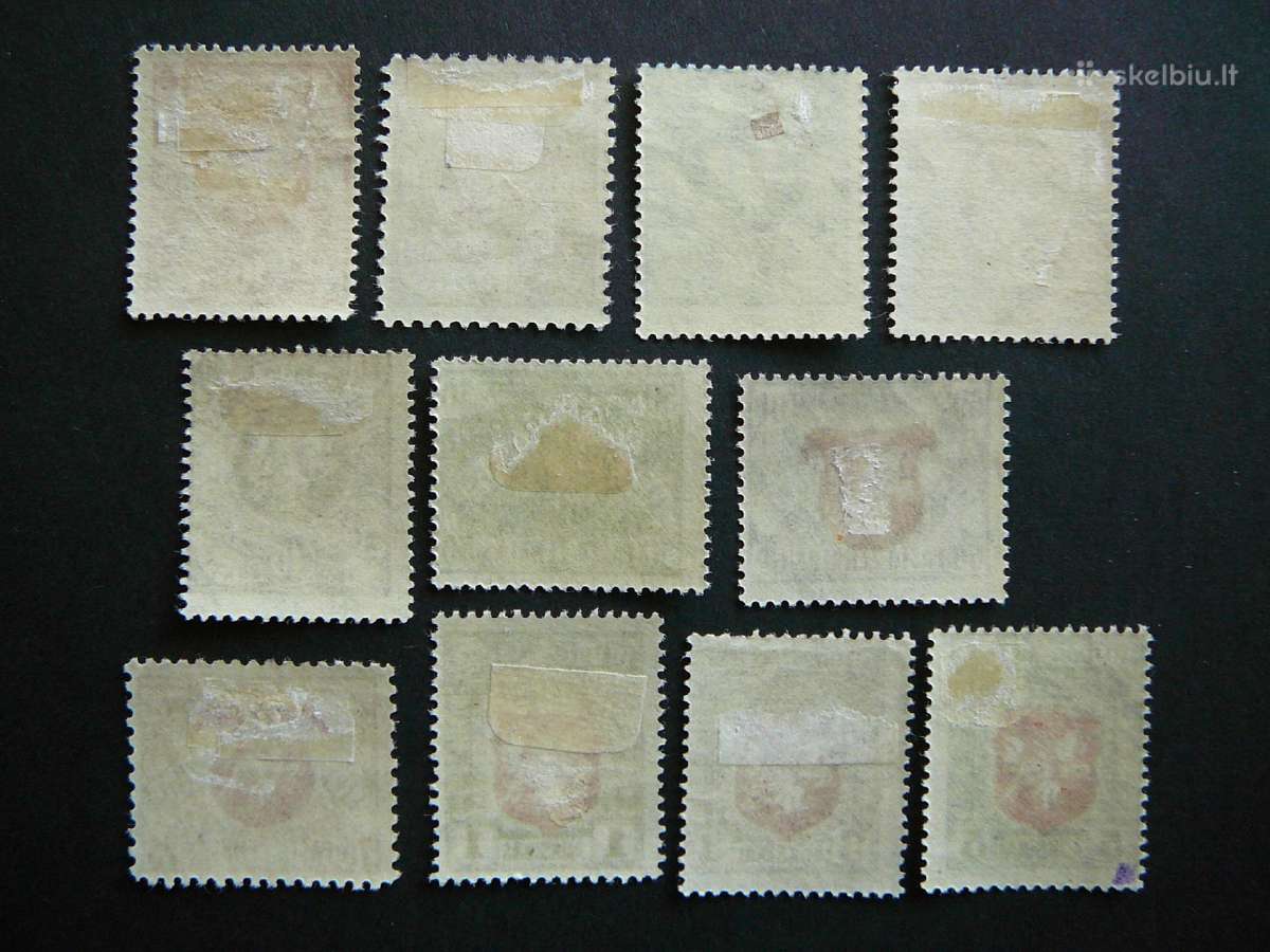 Lietuva 1919 Iv Berlyno laida Arkliai lit50/60sp - nuotraukos Nr. 2