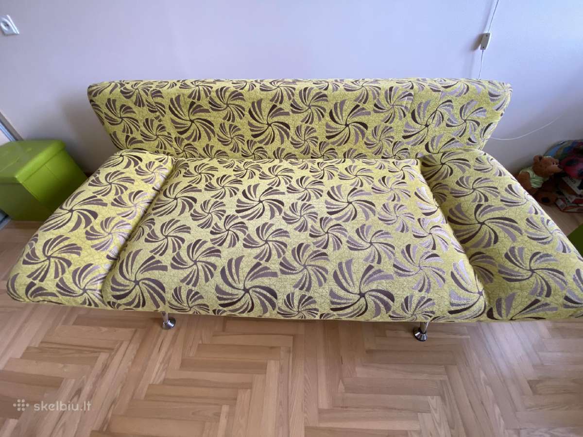 Sofa-lova su patalynės dėže ir pagalvėmis - nuotraukos Nr. 3