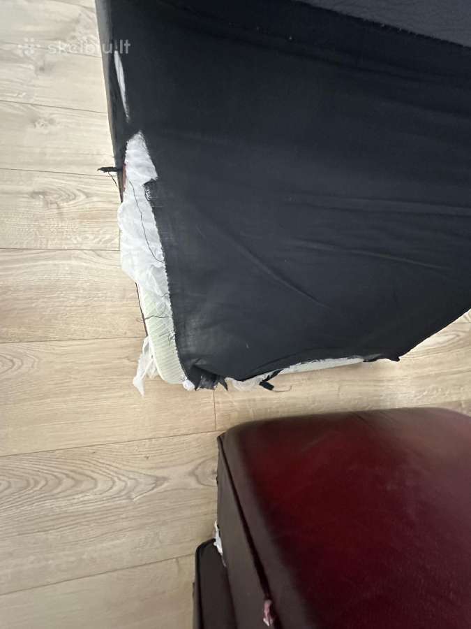 Natūralios odos Chesterfield sofa-lova - nuotraukos Nr. 6