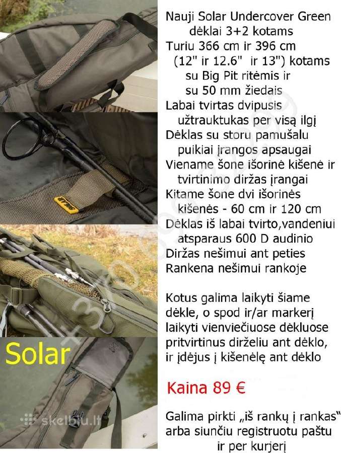 Daiwa Black Widow karpiniai dėklai kotams - nuotraukos Nr. 11
