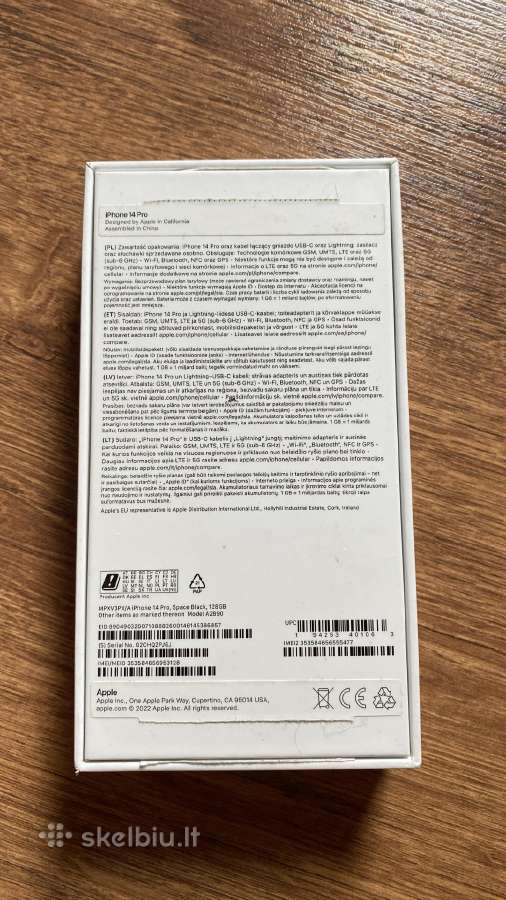 Apple iPhone 14 Pro 128gb Space Black - nuotraukos Nr. 9