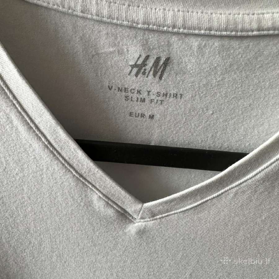 Du H&m vyriški marškinėliai, M dydis Slim Fit - nuotraukos Nr. 4