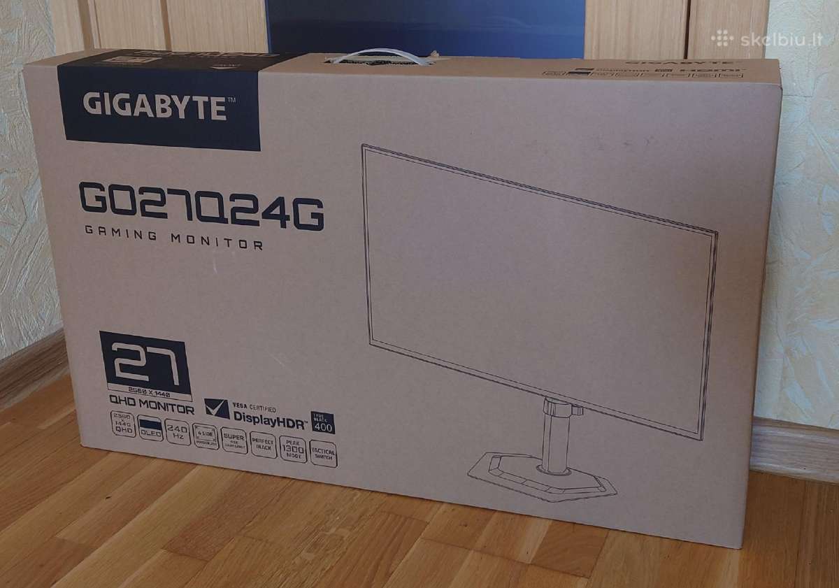 Monitorius Gigabyte Go27q24g, 27" Qhd Oled Hdr - nuotraukos Nr. 6