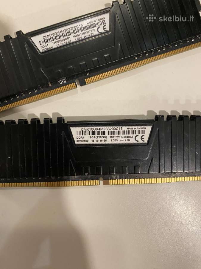 Ddr4 8x2 3200mhz corsair - nuotraukos Nr. 2