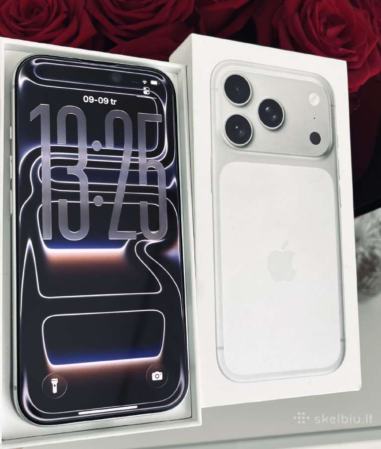 Parduodamas iPhone 17 Pro 256gb Silver. - nuotraukos Nr. 2