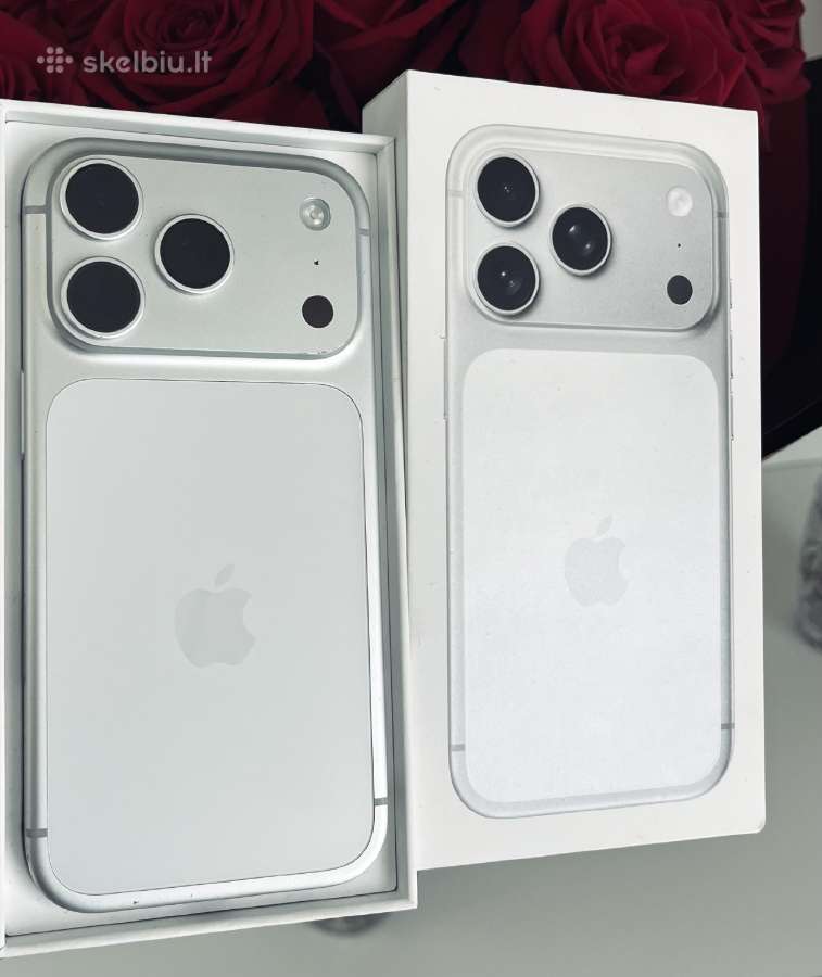 Parduodamas iPhone 17 Pro 256gb Silver. - nuotraukos Nr. 4