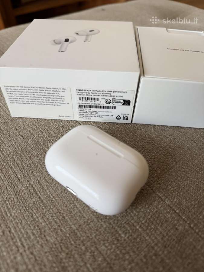 Apple Airpods Pro 2nd generation originalios - nuotraukos Nr. 2