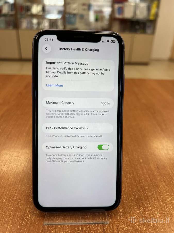 Apple iPhone 11 128 GB (naudotas) - nuotraukos Nr. 3