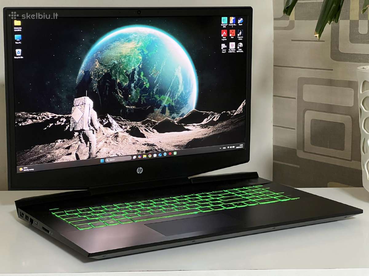 Parduodamas Pavilion Gaming 17 su Gtx 1650, I5-9k. - nuotraukos Nr. 2