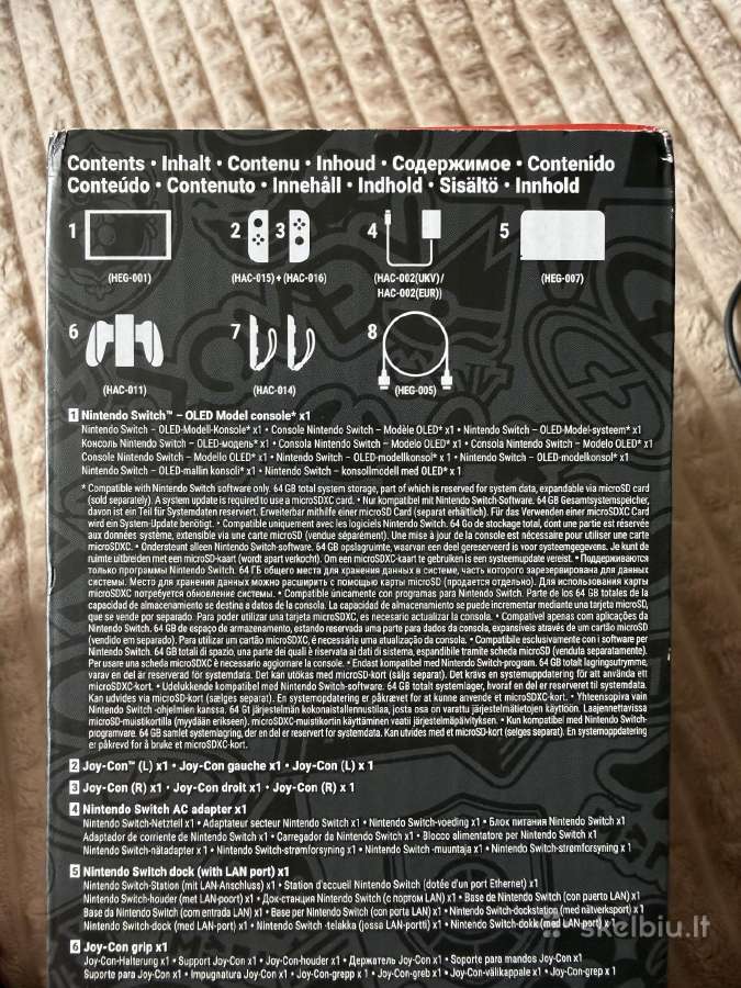 Nintendo Switch Oled - nuotraukos Nr. 12