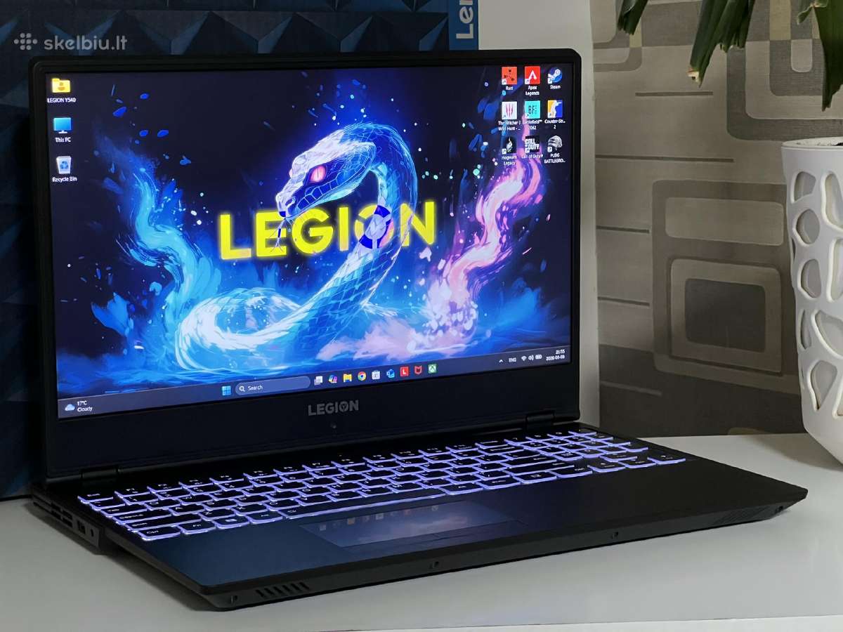 Parduodamas Legion Y540 su Gtx 1660ti, I5-9k. - nuotraukos Nr. 2