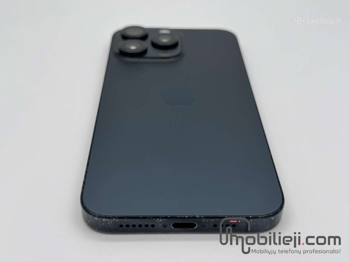 Apple iPhone 15 Pro Max 256gb Blue Titanium - nuotraukos Nr. 3