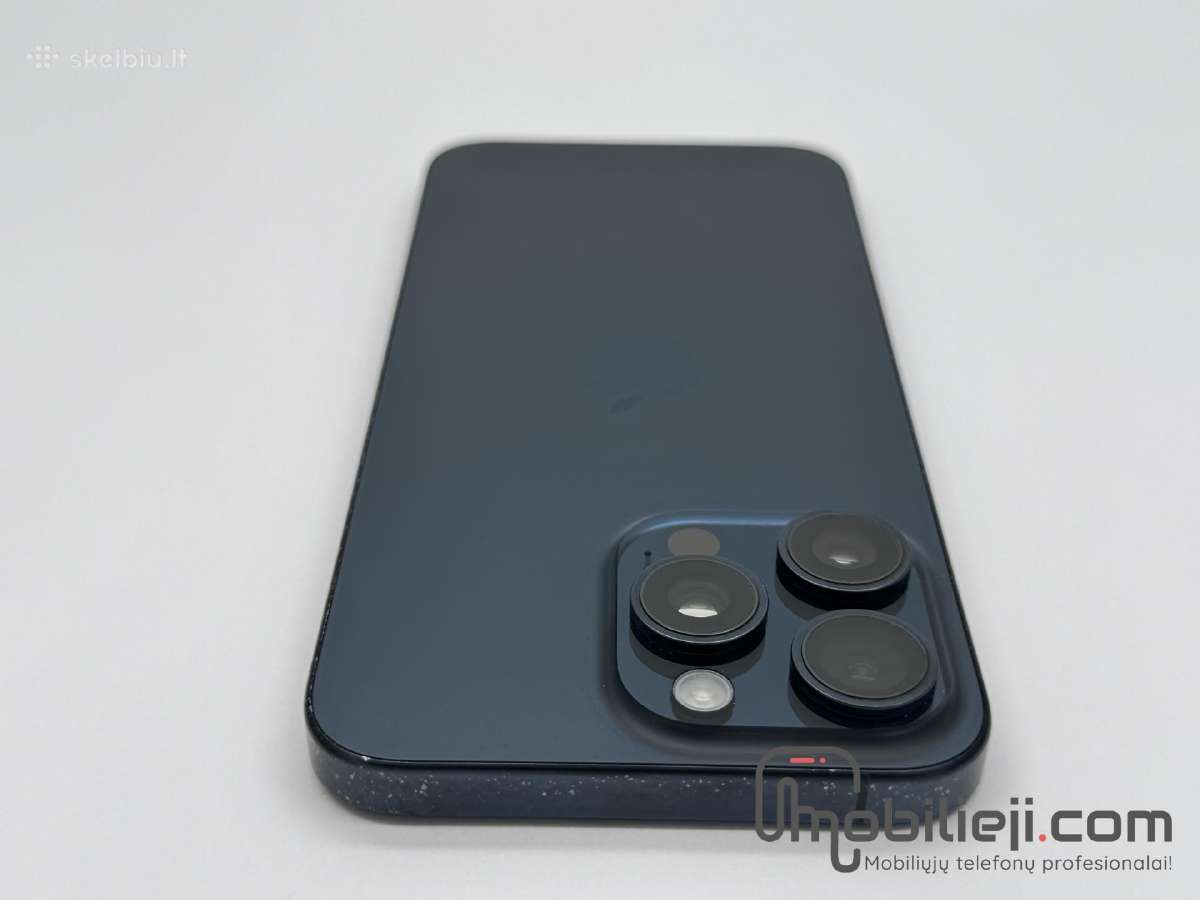 Apple iPhone 15 Pro Max 256gb Blue Titanium - nuotraukos Nr. 4