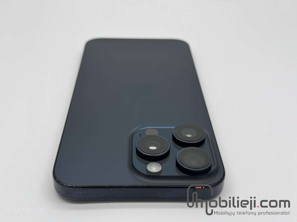 Apple iPhone 15 Pro Max 256gb Blue Titanium - nuotraukos Nr. 10