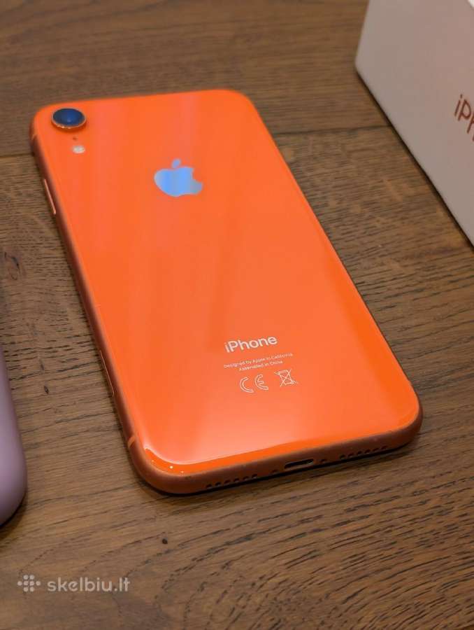 Apple iPhone Xr 256gb Coral – puikios būklės - nuotraukos Nr. 5