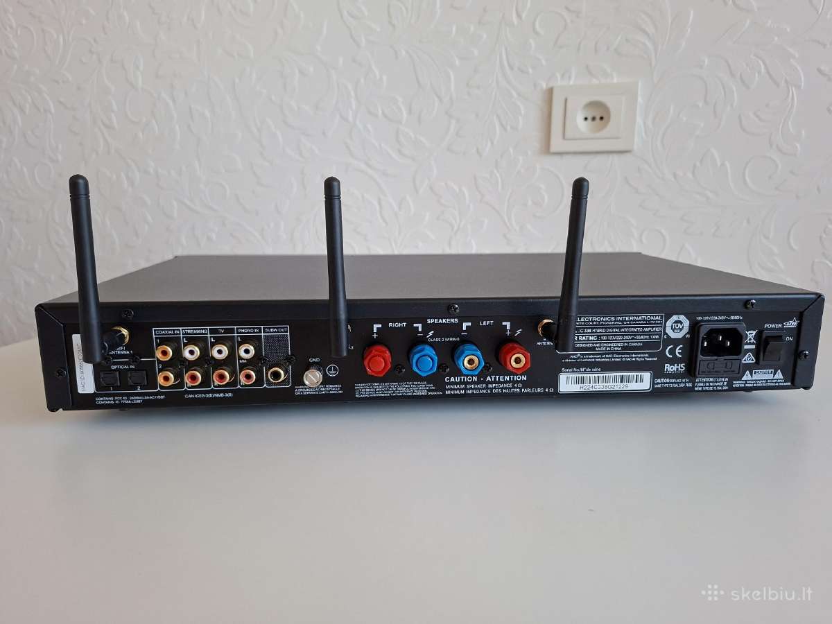 Nad C338 stereo stiprintuvas su tinklo grotuvu - nuotraukos Nr. 4