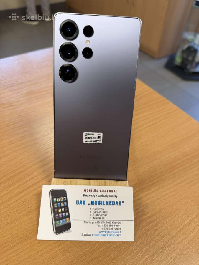 Samsung s25 Ultra Sky Blue 256gb Kaina 650eur - nuotraukos Nr. 2