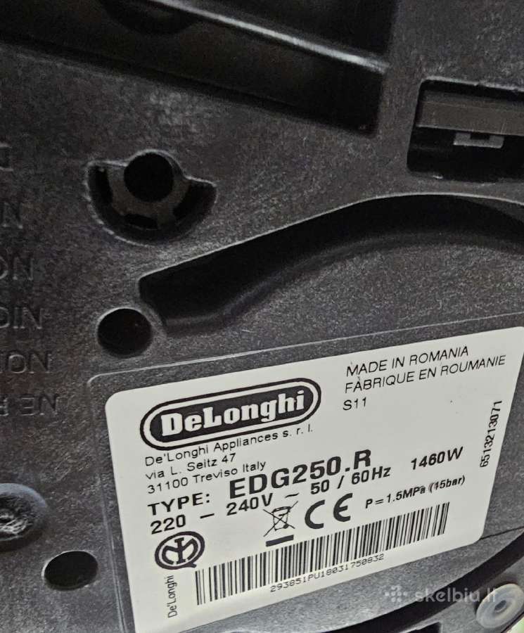 Naudotas kapsulinis Delonghi kavos aparatas - nuotraukos Nr. 5