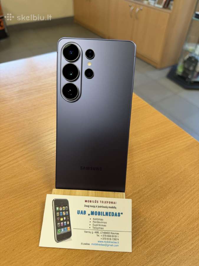 Samsung s26 Ultra Silver Blue 256gb Kaina 790eur - nuotraukos Nr. 2