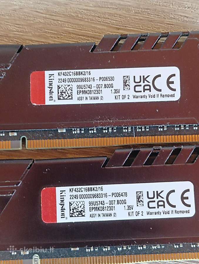 Kingston Fury Beast ddr4 - nuotraukos Nr. 2