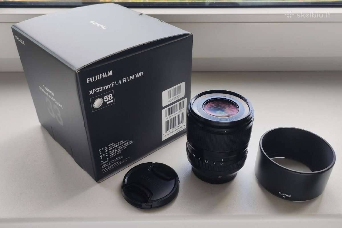 Fujinon Xf 33mm f/1.4 R Lm WR su garantija - nuotraukos Nr. 2