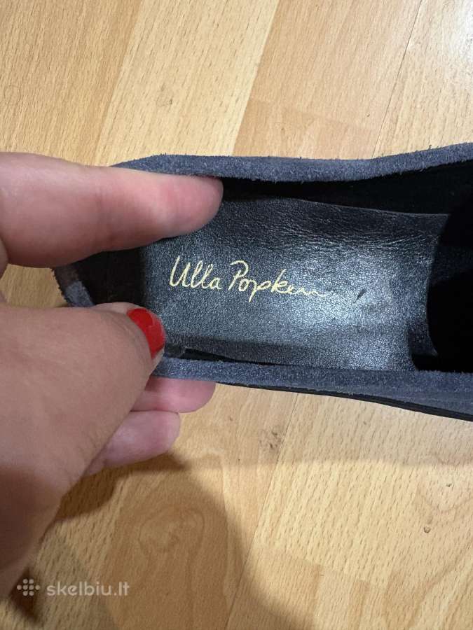 Kelsvai pilki Ulla Popken zomšiniai batai - nuotraukos Nr. 4