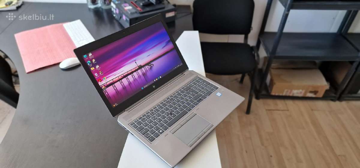 Hp Zbook 15 G6 , i7, 16gb, 256+500 Ss, T2000 4gb - nuotraukos Nr. 3