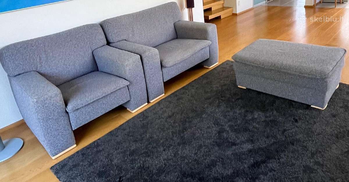 3 dalių sofa/foteliai-minkšti baldai - nuotraukos Nr. 5