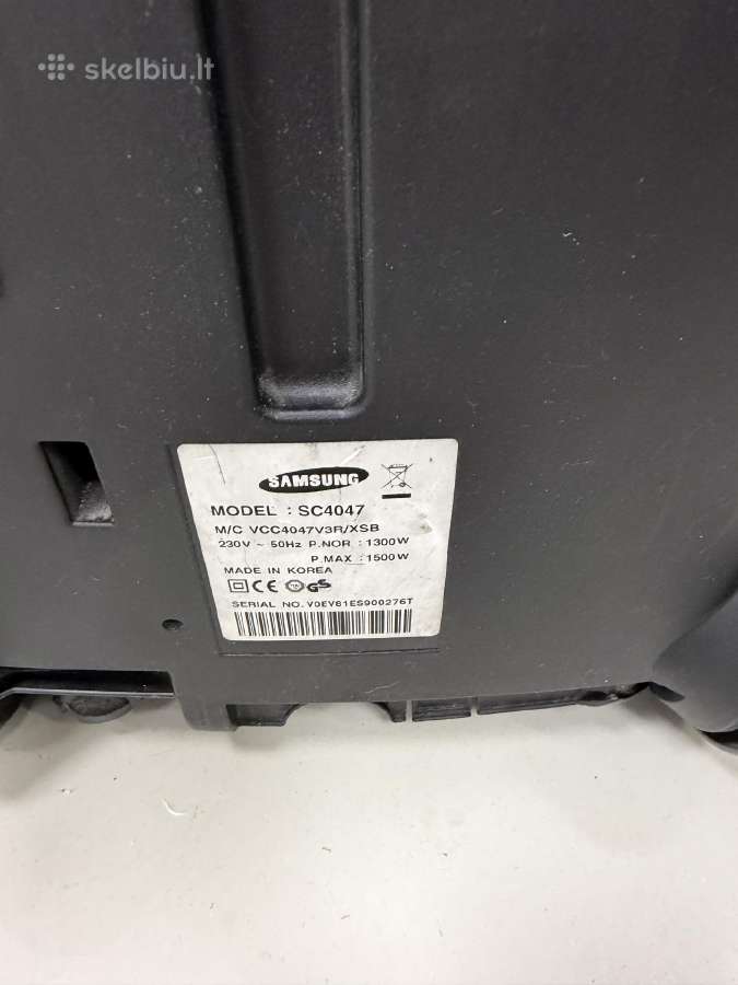 Yra trys siurbliai Samsung be priedų - nuotraukos Nr. 16