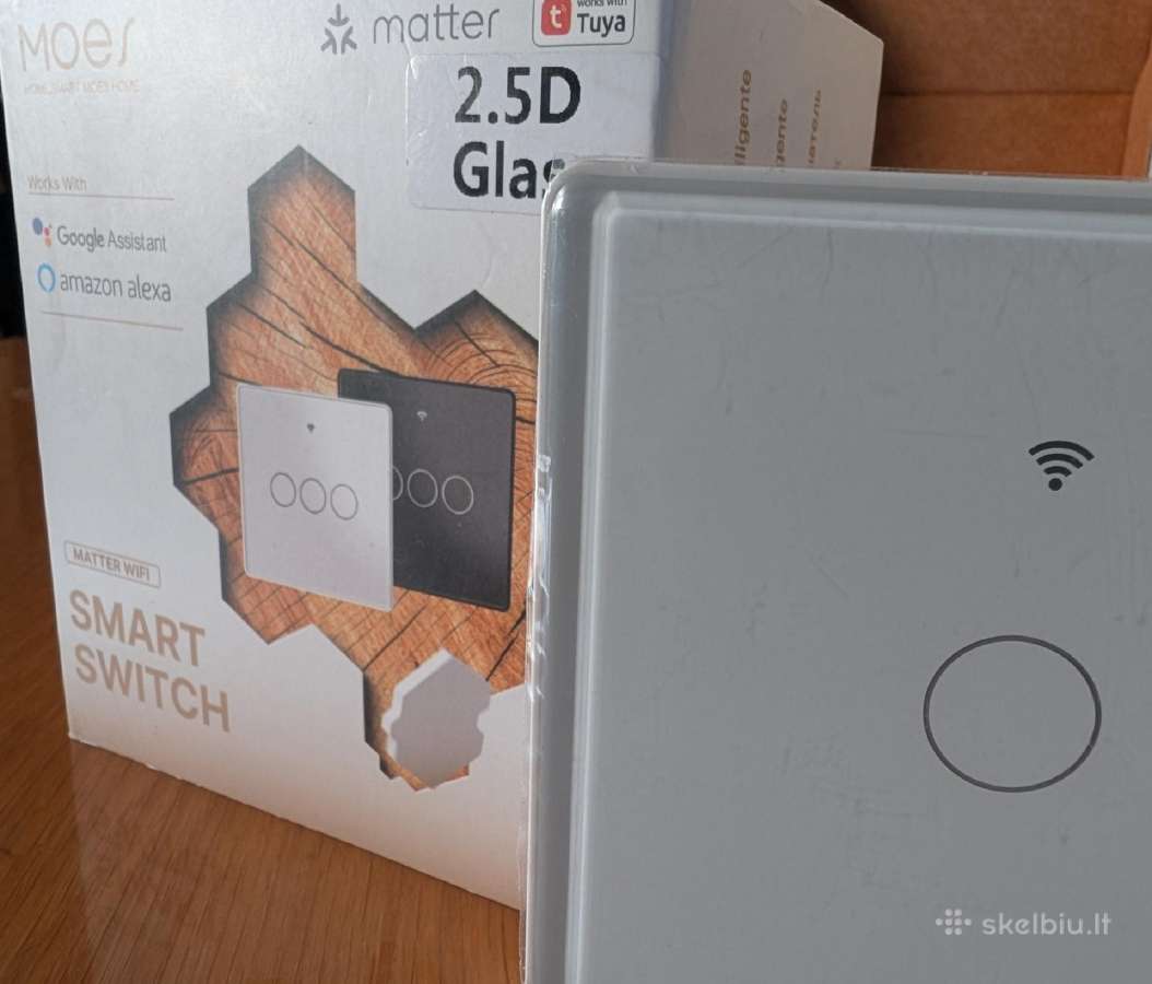 Moes Matter Wi-fi išmanusis šviesos jungiklis - nuotraukos Nr. 5
