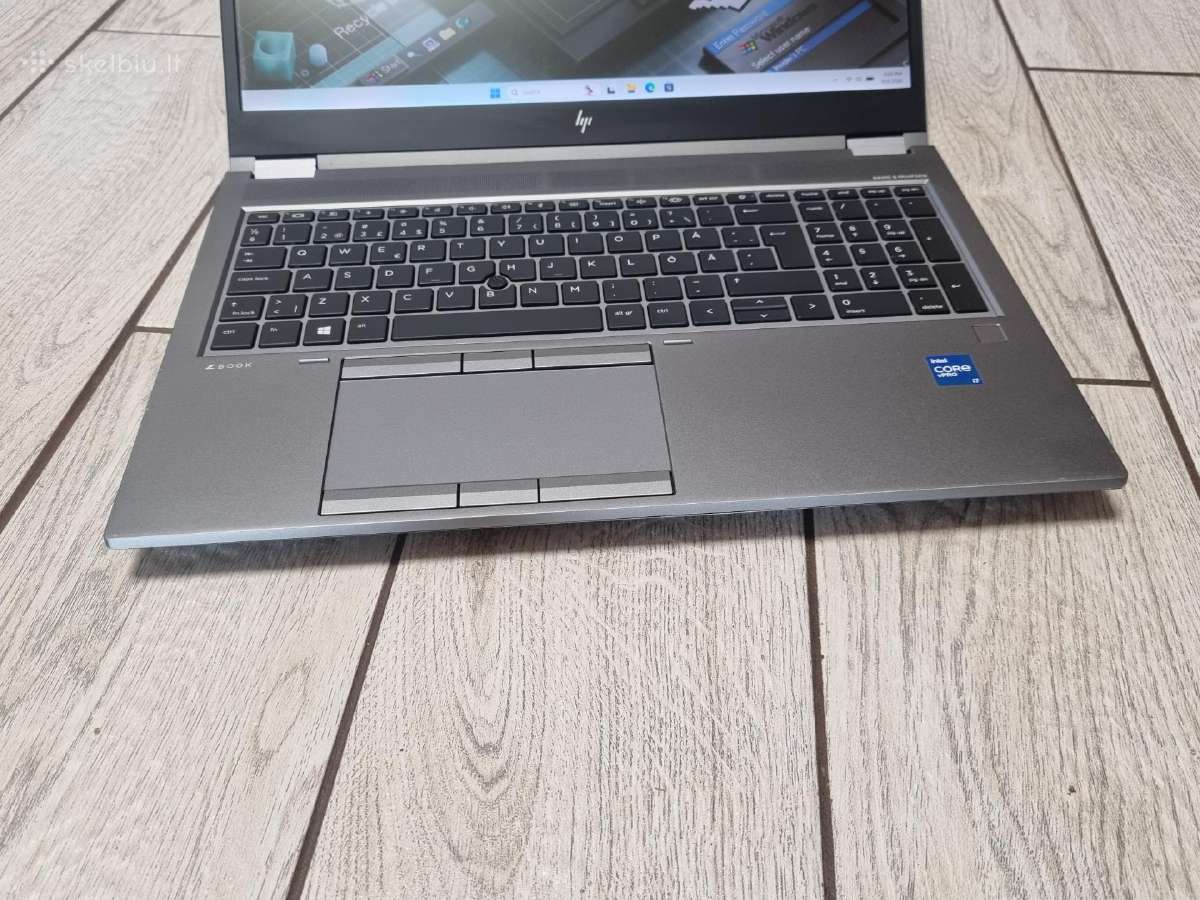 Hp Zbook Fury 15 G8 i7 32gb 1tb Rtx A2000 - nuotraukos Nr. 3