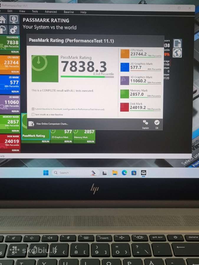 Hp Zbook Fury 15 G8 i7 32gb 1tb Rtx A2000 - nuotraukos Nr. 8