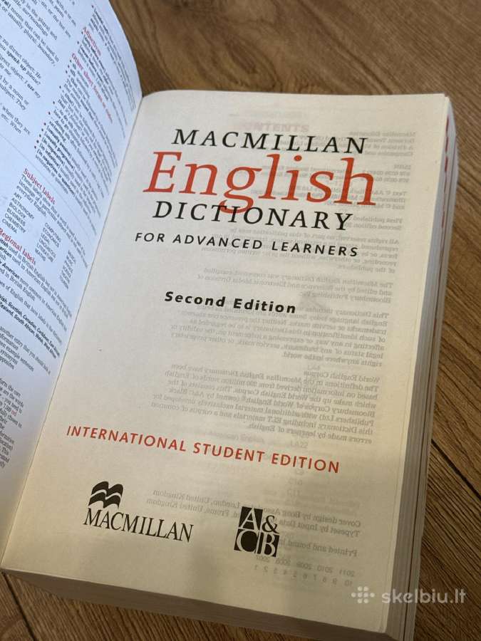 Macmillan English Dictionary for Advanced Learners - nuotraukos Nr. 9