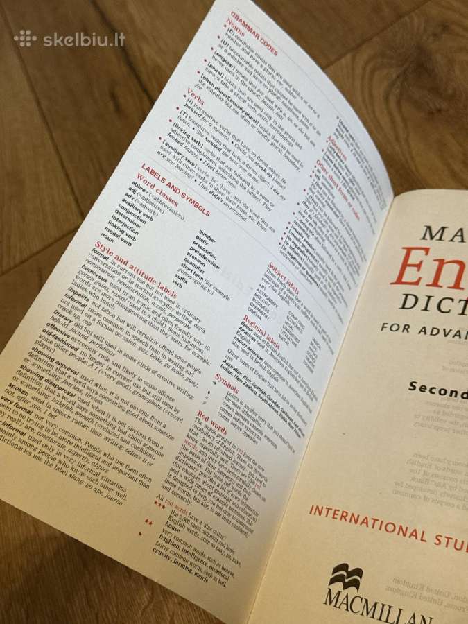 Macmillan English Dictionary for Advanced Learners - nuotraukos Nr. 10