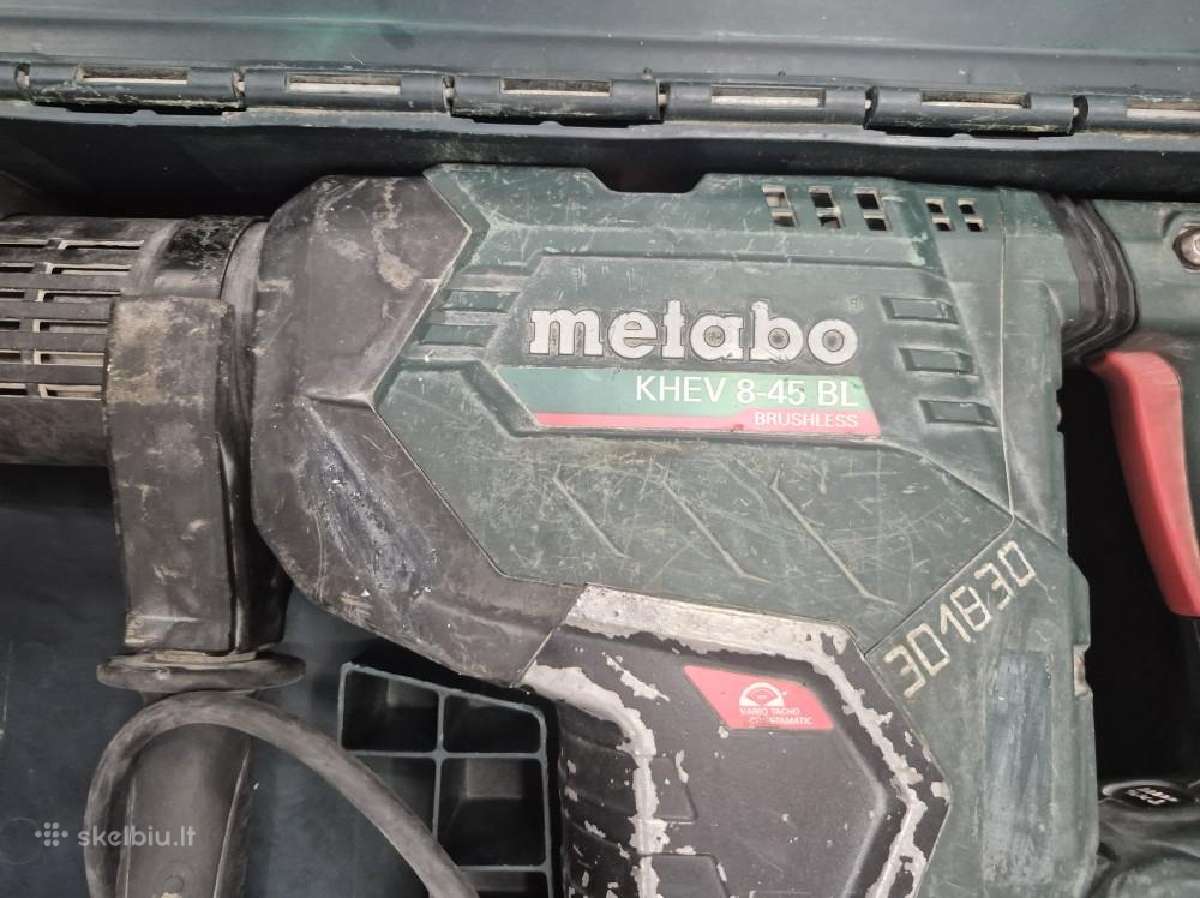 Sds Max perforatorius "Metabo Khev8-45bl" - nuotraukos Nr. 2