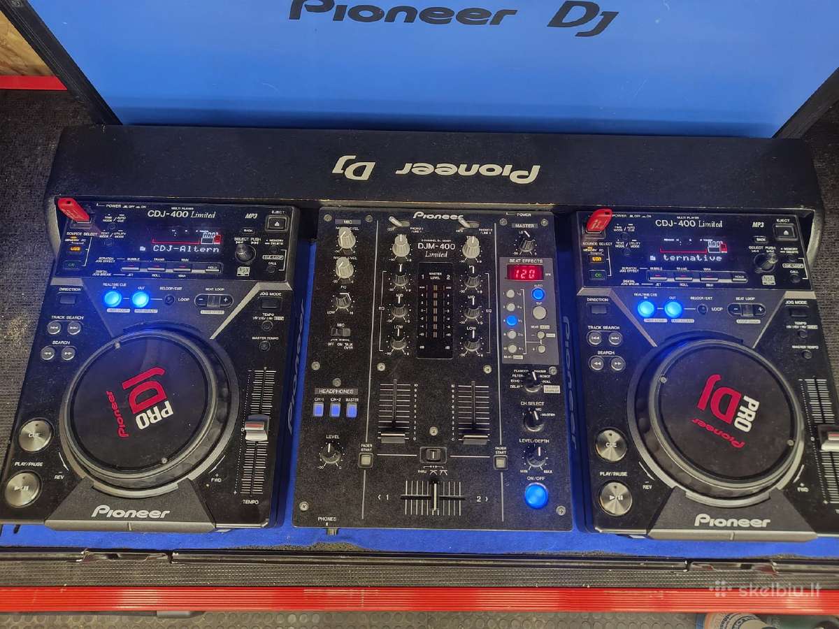 Pioneer 2x Cdj-400 / Djm-400 Limited Edition Blue - nuotraukos Nr. 2