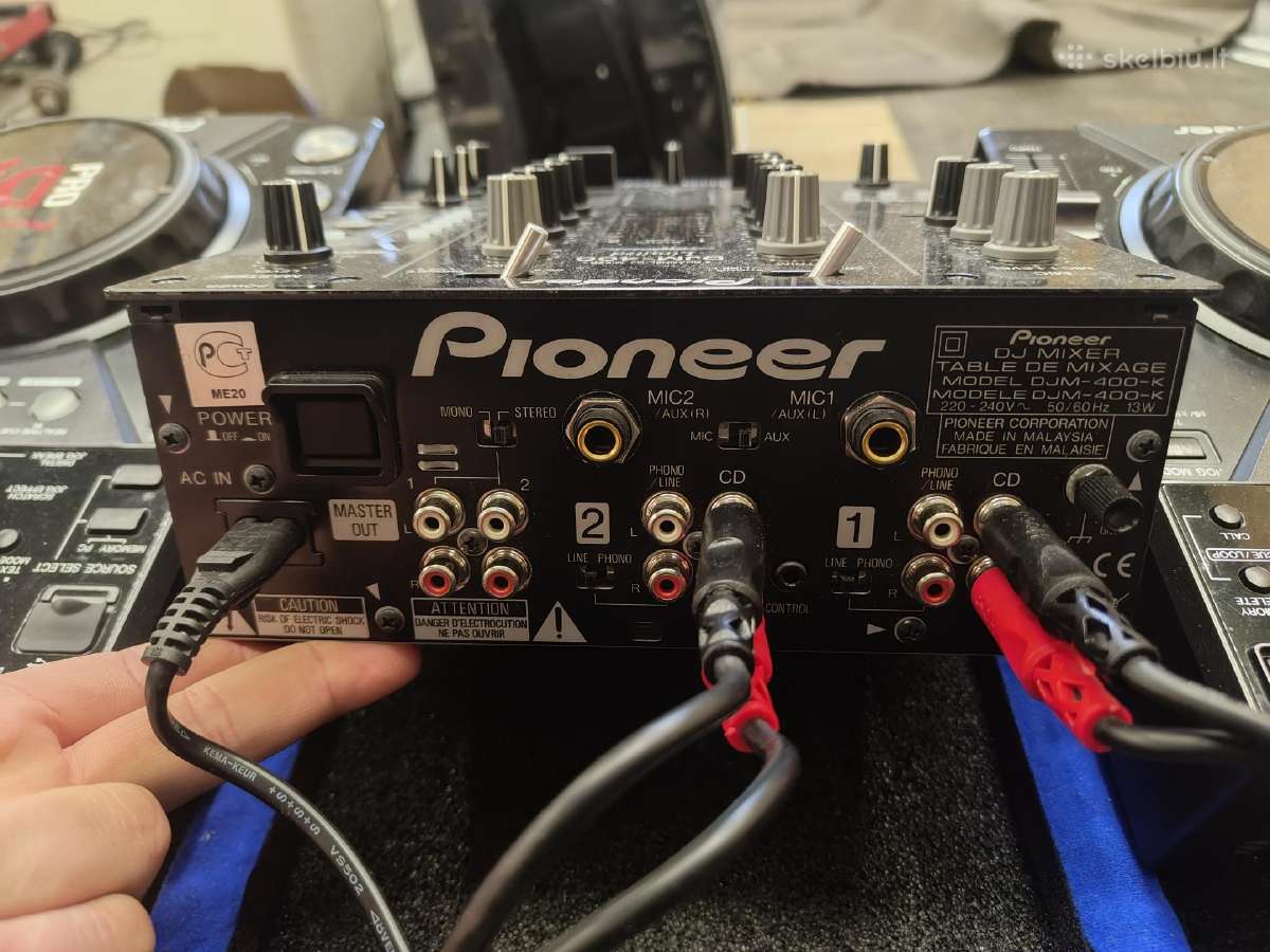 Pioneer 2x Cdj-400 / Djm-400 Limited Edition Blue - nuotraukos Nr. 11