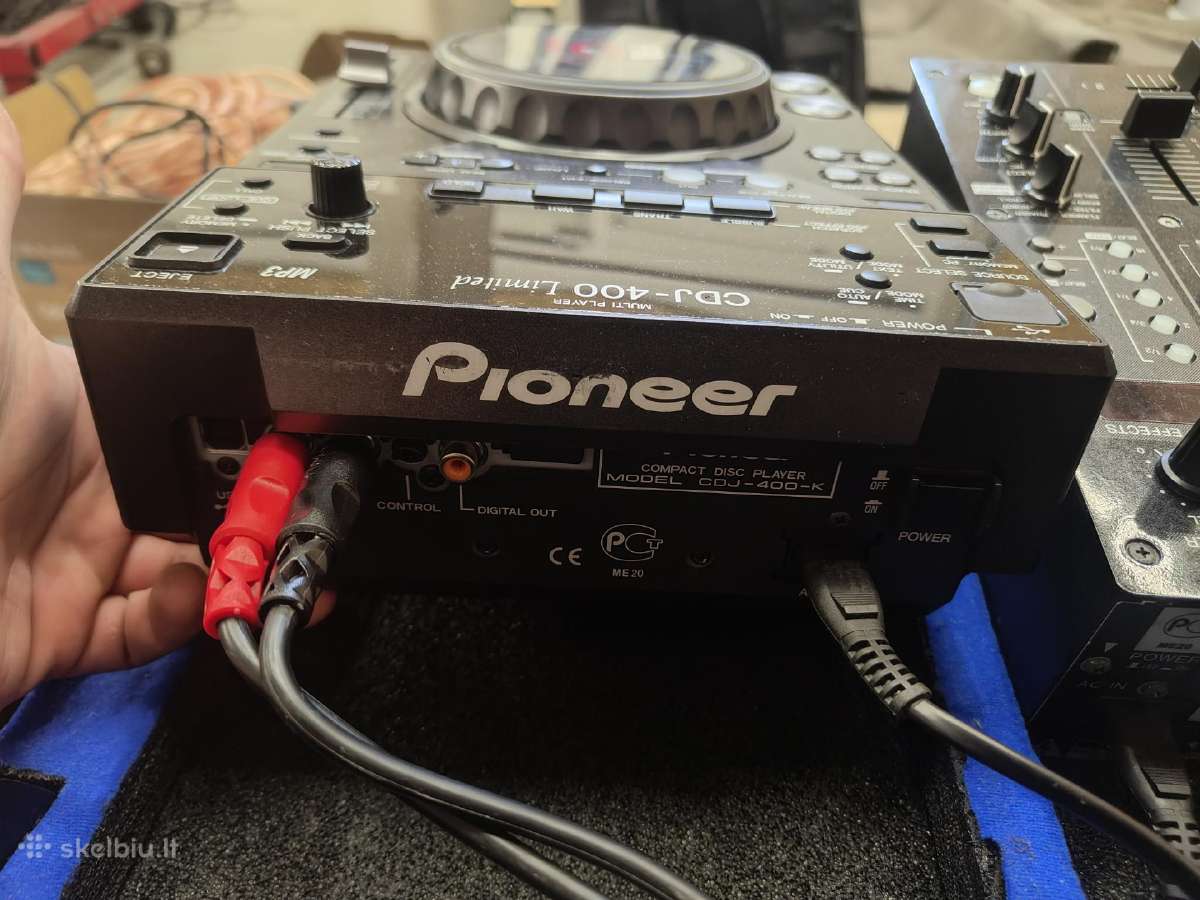 Pioneer 2x Cdj-400 / Djm-400 Limited Edition Blue - nuotraukos Nr. 13